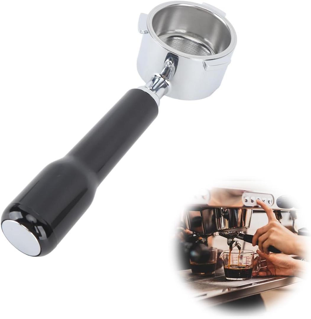 51MM 3 Ear Coffee Machine Bottomless Handle,Coffee Bottomless Portafilter,Coffee Maker Portafilter,Compatible With Most Coffee Machines Accessories