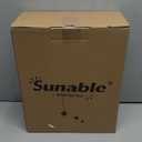 Sunable Heated Electric Blanket - Machine Washable Blanket with Time Settings Heat Settings Queen Size 84x90 inches, ETL Certified, Marble Blue - Faux Fur