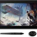 HUION KAMVAS Pro 16 Graphics Drawing Tablet with Screen Full-Laminated Graphics Monitor with Battery-Free Stylus Tilt 8192 Pen Pressure 6 Hot Keys Touch Bar - 15.6inch Graphic Tablet for PC/MAC/Linux