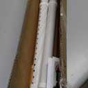 Umimile Tension Curtain Rod, 51-86 inches Adjustable Spring Shower Tension Curtain Rod, Stainless Steel Closet Rod for Windows or Shower, No Drilling, No Rust, Easy to Install, White