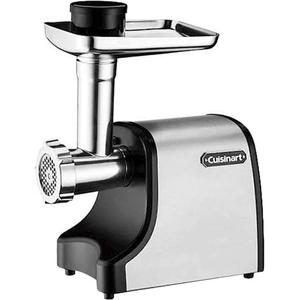 Cuisinart Electric Meat Grinder, Stainless Steel, 
Grinds a wide variety of meats, including beef, chicken, turkey, venison and more. Cord length : 34 Inches
