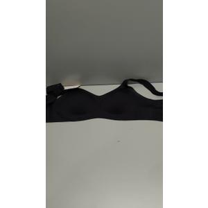 OEAK Womens Deep V Bras Wireless Comfortable Bra Supportive No Underwire Bras Tshirt Push Up Bralettes Plunge Seamless Bra, Size XL