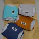 Tuiskusa Male Dog Diapers, High Absorbing Dog Belly Bands for Male Dogs, Washable Reusable Dog Males Wraps(4 Pack) Small