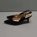 Women's Slingback Kitten Heels Closed Pointed Toe Wedding Party Dress Pumps Shoes 8.5