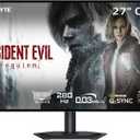 GIGABYTE - MO27Q28GR - 27" W-OLED Gaming Monitor - QHD 2560x1440-280Hz - 0.03ms GTG - AMD FreeSync Premium Pro, G-SYNC Compatible - Type-C KVM - HDMI, DP, Type-C - Height and Tilt Adjustable - Black