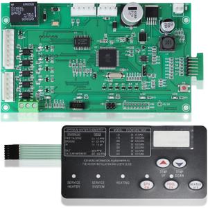 42002-0007S Control Board Kit with 472610Z Switch Pad Replacement 461105 Control Board Compatible with Mastertemp & Max-E-Therm,NA/LP Series Pool/Spa Heater Electrical Systems