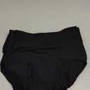 MISSWHO Cotton High Waisted Women Underwear Soft Briefs Full Coverage Comfy Ladies Panties (Regular & Plus Size) (Medium, 5 Pack=black-a1)