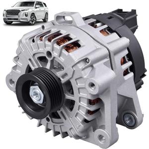 37300-3L060 Alternator 180Amp Compatible with 2020-2023 3.8L Hyundai Palisade and KIA Telluride 2020-2022 3.8L, Replace Number: 2722099, 601-10129, 373003L060