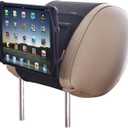 TFY Car Mount Universal Car Headrest Mount Holder with Silicon Holding Net Compatible with Both 4.5-6 Inch Phones and 7-10.5 Inch Tablets