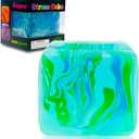 Fidget Toys Squishy Stress Cube, Stress Balls for Kids Adults Squishies Stress Relief, Ice Squishy Cube Sugar Balls, High Density Squeeze Balls for Students Calming