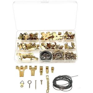 190 Pcs Picture Hanging Hooks, Heavy Duty Picture Hanging Kit
