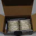 Twinkle Star 2 Pack Solar String Lights Outdoor, Total 80 FT 240 LED Solar Fairy Lights Outside Waterproof 8 Modes, Christmas Tree Light for Patio Garden Party Backyard Wedding Decor Warm White