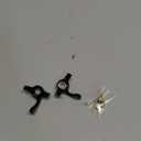 Aluminum Front Steering Knuckle-1PR Set for 1/10 Yeti AX31110 Black