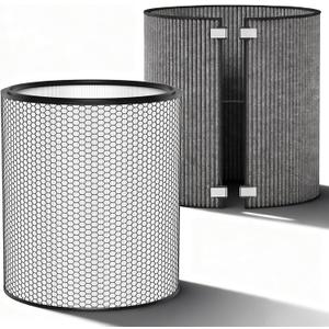 BP03 Filter Replacement Compatible with Dyson Purifier Big + Quiet Formaldehyde BP03 BP04 BP06, High-Efficient HEPA Filter and Carbon Filter for Smoke, Pet Odors, Wildfire, Part# 972132-01/972133-02