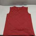 Cooraby 1 Pack Boys Sleeveless Workout Tank Top Dry-Fit Active Athletic Performance Undershirt Cool Training Running Shirts, Red, XL