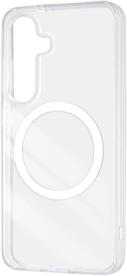 Digital Archymist Galaxy S24 au SCG25 docomo SC-51E MagSafe Wireless Charging Compatible with Magnets, Shock Resistant, Clear