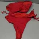 Blooming Jelly Womens Bikini Sets Two Piece Cheeky Swimsuits Curvy Cutout String Bathing Suits, Large