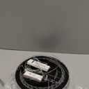 Dimmable Black Modern LED Crystal Chandeliers 3 Rings Pendant Light Adjustable Height Ceiling Lamp for Dinning Room Bedroom Living Room (Dimmable)