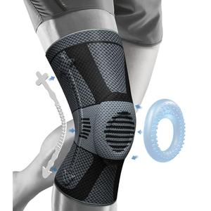 NEENCA Professional Knee Brace for Pain Relief, Medical Knee Compression Sleeve, Knee Support with Horizontal Knit Tech for Meniscus Tear, ACL, Arthritis, Joint Pain, Runner, Workout, Large