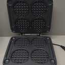 Dash Multi Mini Waffle Maker Quad Waffle Maker for Family Breakfasts  Dual Nonstick Heating Plates & EasyRelease Surface  Compact & FastHeating  Aqua