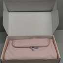 MESCOMB 5 in 1 Hot Air Styler Wrap - High-Speed Hair Dryer, Volumizing Brush with Auto Curlers, Fast Drying & Frizz-Free Styling Straightening, No Heat Damage, Includes Travel Bag, Gift for Women (Pink)