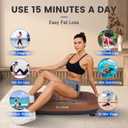 EILISON FitMaxx 3D XL Vibration Plate Exercise Machine - Whole Body Workout Vibration Platform w/Loop Bands - Lymphatic Drainage Machine for Weight Loss, Shaping, Recovery