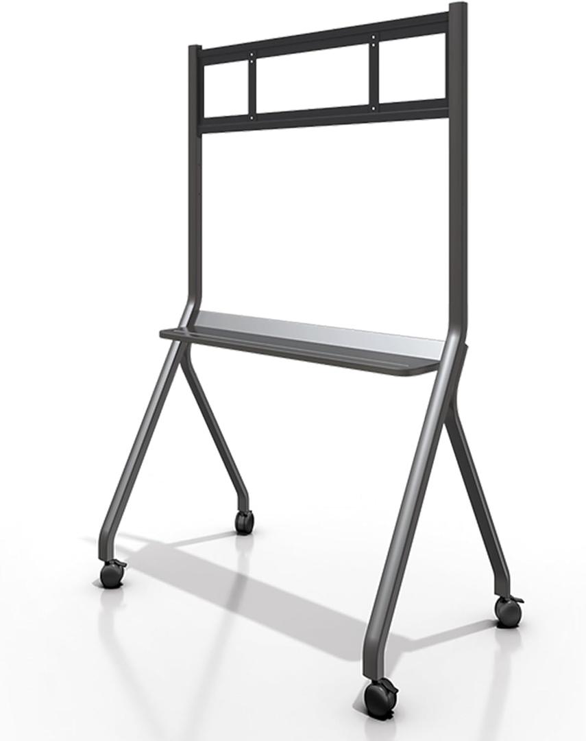 AVOCOR Mobile Display Stand for Interactive Touchscreen Panels | Ideal for Classrooms, Conference Rooms, and Hybrid Workspaces | VESA 1000x600 | Locking Wheels | 220 lb Capacity
