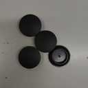 6 Pcs 30 mm Silicone Rubber Plugs Snap in Locking Hole Plugs for 30-33mm (1-3/16"-1-5/16") Round Holes, Flush Type Rubber Stoppers, Flexible Tube Pipe End Caps Covers, Waterproof Sealing Plugs, Black