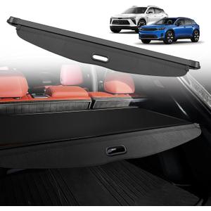 BestEvMod Retractable Trunk Cargo Cover Compatible with Chevy Blazer EV 2023 2024 2025/ Honda Prologue Accessories Interior Accessories, Black Rear Trunk Cargo Shield Privacy Cover
