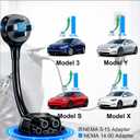 Tesla NEMA 14-50 Adapter, Tesla Mobile Charger Adapter for Gen 2 and 3 ONLY, 240V Plug & 14-50 Outlet at 32 Amp 15-Inch