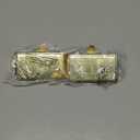 Palonu 2 Pcs Christmas Gold Stocking Holders, Heavy Duty Mantle Hangers with Non-Slip Pad, Weighted Stocking Hooks Christmas Ornaments for Xmas Holiday Fireplace Shelf Window Decoration