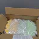 Glass Soup Containers with Lids 32 oz, 4 Cup Glass Storage Containers, Tall Borosilicate Glass Food Storage Containers for Lunch, Ice Cream, Travel and Deli, Soup Freezer Safe Containers with Lids (Multicolor6)