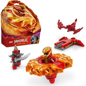 LEGO NINJAGO Kai's Dragon Spinjitzu Spinner - Spinning Blade Battle Building Toy for Kids, Boys and Girls, Ages 6+ - with 2 Minifigures - Gift Idea for Birthdays - 71823