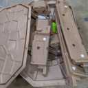 Step2 Naturally Playful Sandbox II, Kids Sand Activity Sensory Play Pit, Summer Outdoor Toys, 7 Piece Water Toy Accessories, for Toddlers 1+ Years Old