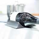 | The Tiny countertop Wine Rack That Also fits in The Refrigerator (Natural Silver)