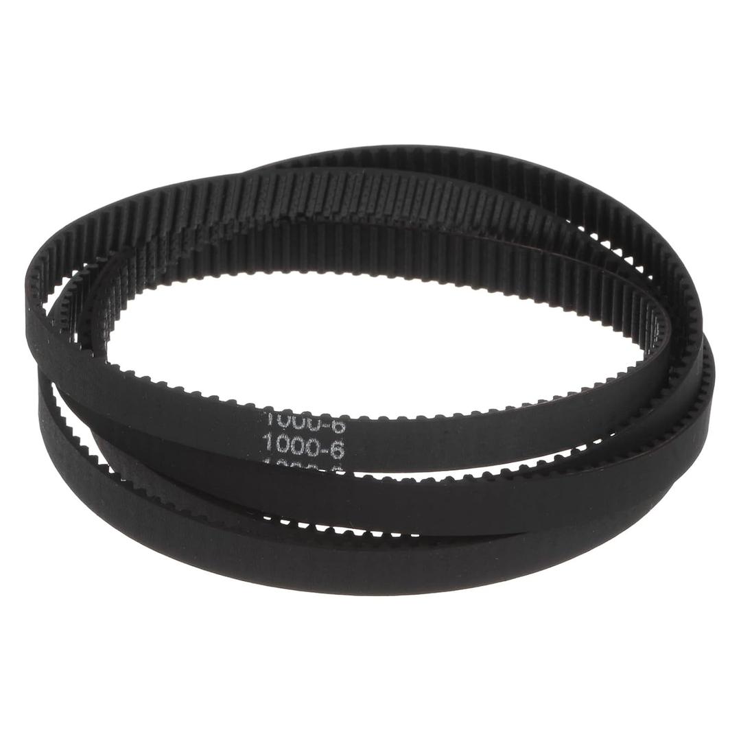 uxcell 2pcs 2GT Timing Belt Closed Loop Rubber Belts 1000-2GT-6, 6mm Width x 1000mm Length, 3D Printer Timing Belt