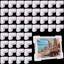 48 Pcs Foam Corner Protectors for Moving Mirror TV, L-shaped Packing Foam Protection Frame Corner for Shipping, Moving Supplies for Photo Picture Artwork Edge Protection