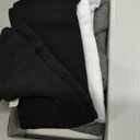 Pembrook Light Cotton Compression Socks for Men & Women - 3 Pairs | 8-15 mmHg Light Compression Socks for Men, Comfort and Support (Large, Black/White/Gray - 3 Pairs)