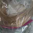 SARLA U Part Hair Extensions Dirty Blonde Full Head Clip in Synthetic Wave Curly Hairpiece Long 24 Inch for Women