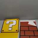 SUYEPER 2PCS Big Party Boxes for Children's Birthday Parties - Question & Brick Boxes Game & Favor Props (11.8 x 11.8 Inch)