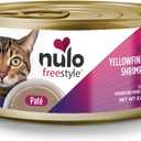 Nulo Freestyle Yellowfin Tuna & Shrimp Recipe Pate Wet Canned Cat Food, 2.8 Ounce (Pack of 12)