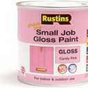 Rustins Small Job Candy Pink Gloss Paint 250ml
