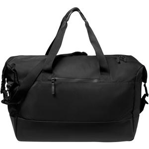 Weekender Duffel | Expandable Carry On Luggage Bag for Travel, Durable Construction, Quick Release Buckles, Deep Black