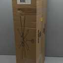 ZMISHIBO 72 inch Large Ceiling Fans with Lights and Remote, Indoor/Outdoor Black Modern Ceiling Fan for Kitchen Living Room Patio, 6 Speed Reversible Quiet DC Motor, 3 CCT, Dual Finish 8 Blades