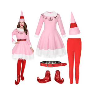 Ainiel Elf Costume for Women The Costume Adult Costume Halloween Christmas Cosplay Full Set Deluxe Dress Large 