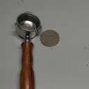 58mm bottomless portafilter with 3 Ears Compatible with CASABREWS/Gevi 58mm Espresso Machines | with Stainless Steel Filter Basket and Wooden Handle 