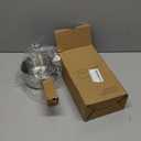 IMEEA Milk Butter Warmer Mini Butter Melting Pot Coffee Maker with Dual Pour Spout 18/10 Tri-Ply Stainless Steel (20oz/600ml)