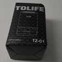 ToLife Dehumidifiers for Home 30 OZ Water Tank with Auto-Off 500 sq.ft Portable Small Dehumidifier for Bathroom Bedroom RV Closet Room 7 Colors LED Light, Black