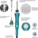Wood Burning Tool,60W Soldering Iron with 33pcs Interchangeable Tips,38-in-1 Adjustable Temperature,Solder Wire,Stand,Pump,Soldering Wood Burning Kit