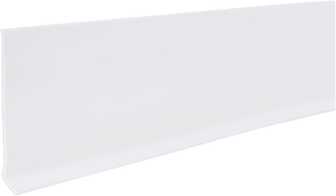 M-D Building Products 4-Inch x 120-Feet Dry Back Vinyl Wall Base, Flexible Dry Back Vinyl Trim with Toe - Easy Install Molding Trim for Floors, Baseboards, Bulk Roll, Snow White (75507)